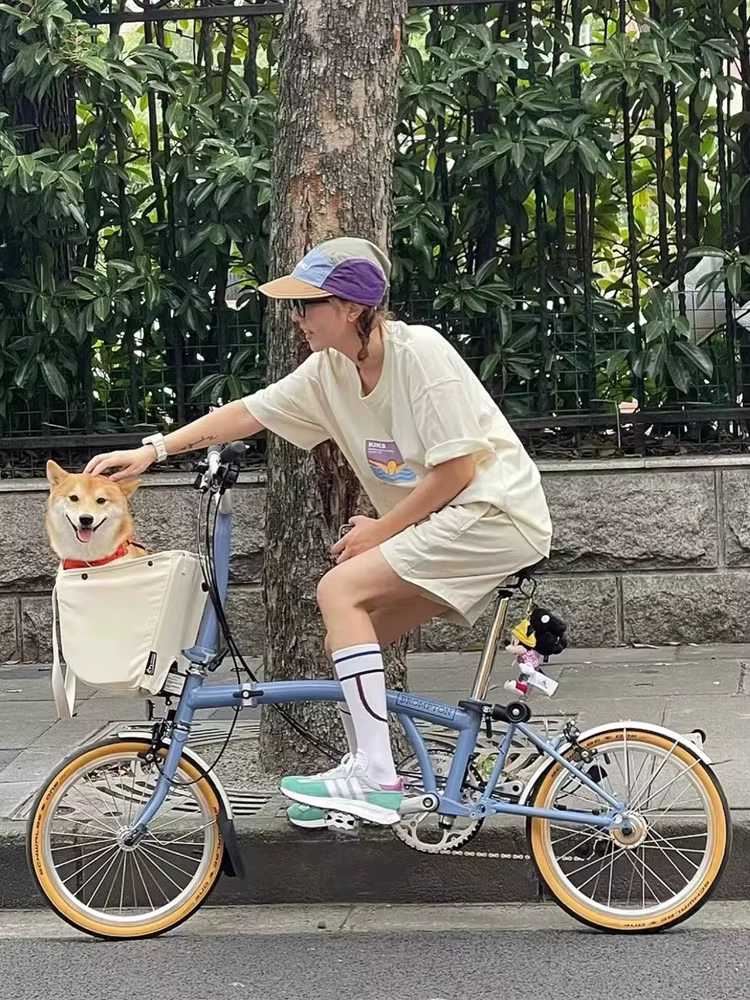 Sac en toile pliable pour vélo Bromsilice