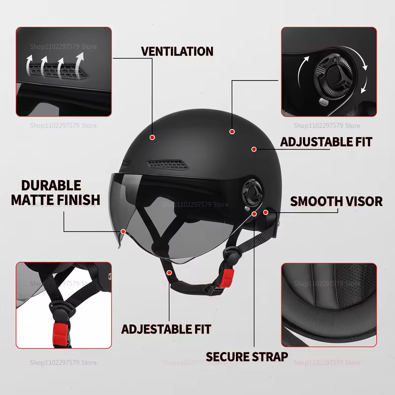 Casque de vélo électrique certifié 3C pour adultes