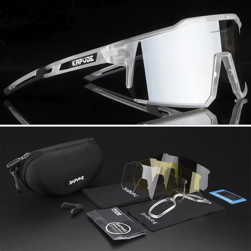4 lentilles hommes femmes lunettes de cyclisme polarisées Sport vtt