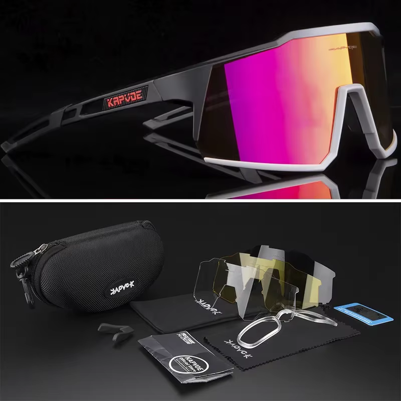 4 lentilles hommes femmes lunettes de cyclisme polarisées Sport vtt
