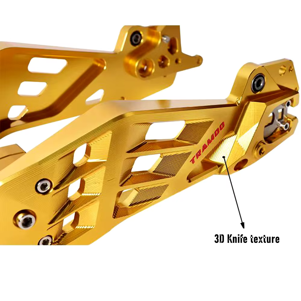 Cadre de moteur de fourche plate arrière évidée