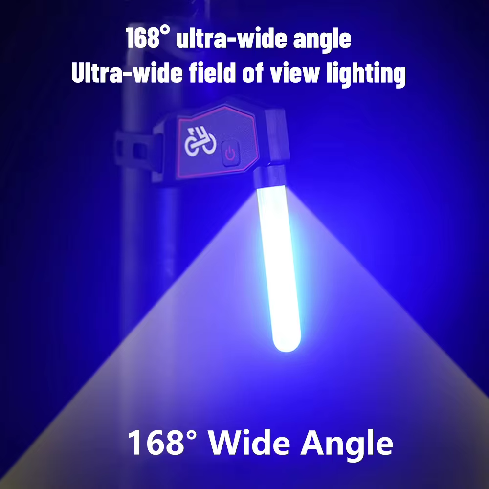 Feu arrière de vélo couleur LED à eau qui coule, clignotant Rechargeable, feu arrière d'avertissement pour vtt, vélo de route, cyclisme