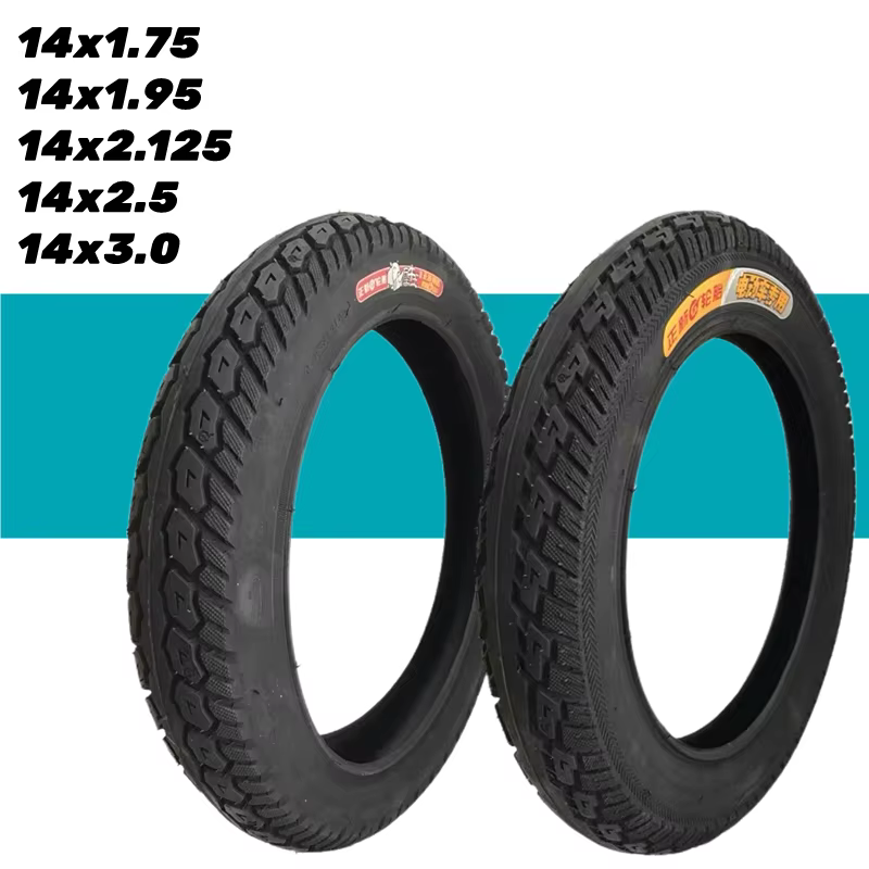 Pneus de vélo électrique CST 14x1.95 14 pouces 14x1.75 14x2.125 14x2.50 14x3.0 pour pneu