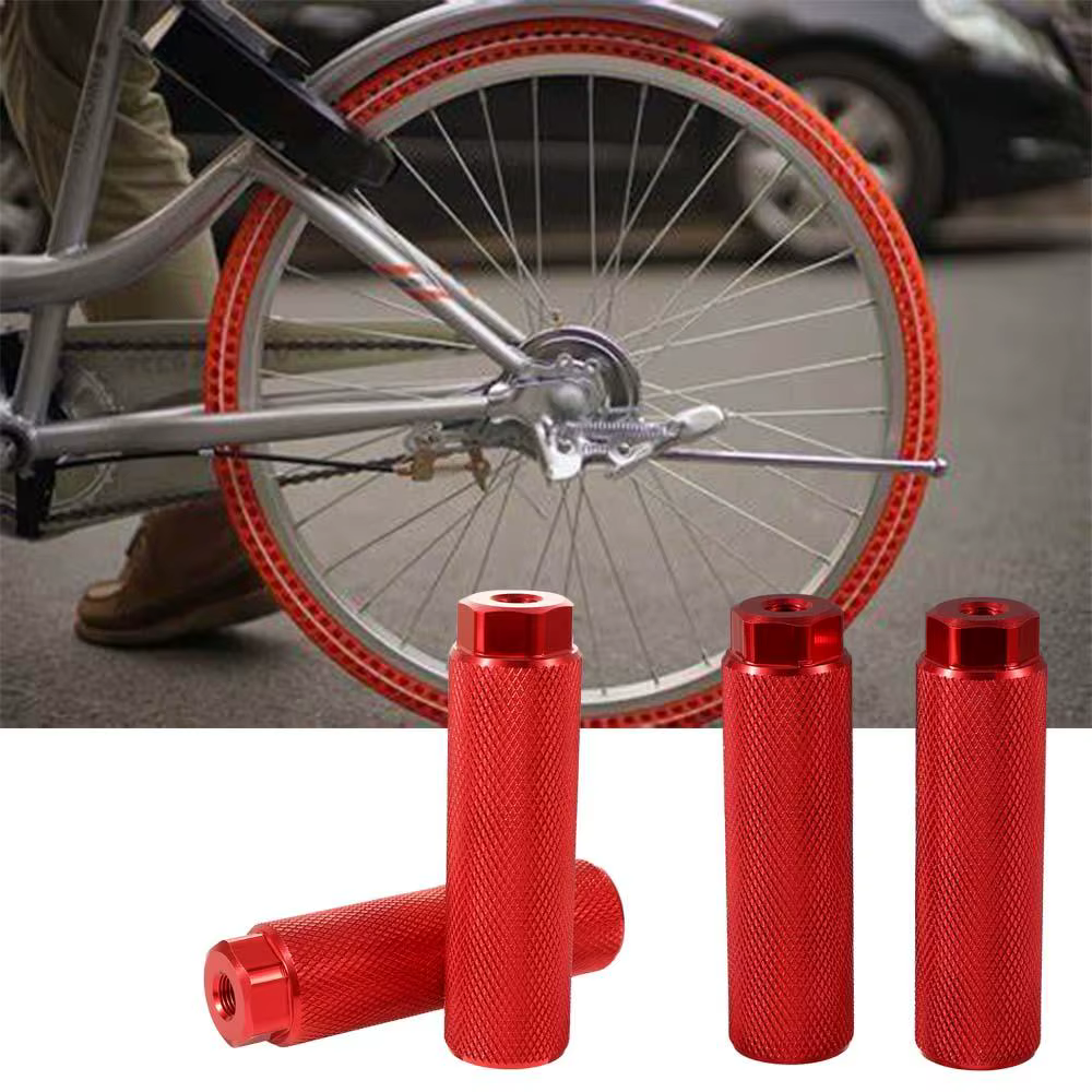 Repose-pieds de vélo antidérapants en alliage d'aluminium