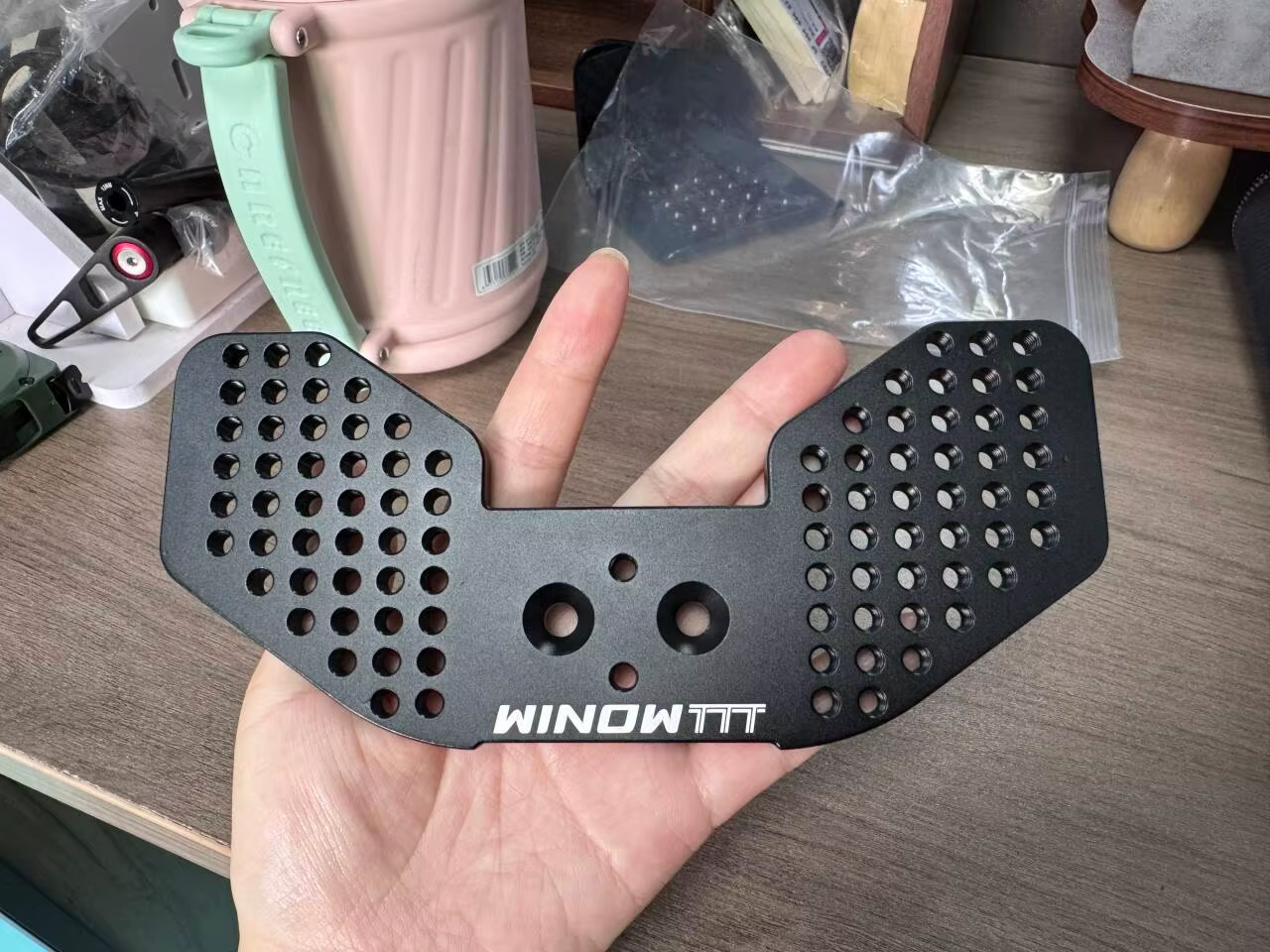 Plaque de conversion de vélo en aluminium WINOWTTT TRIATHLON TT