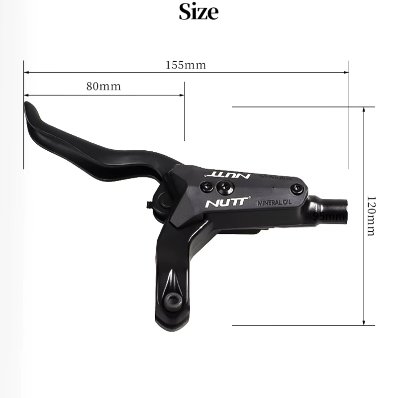 NUTT Scooter électrique frein à disque hydraulique e-bike 140 160 180mm Rotor pour Zero 10X 11X KUGOO G1 G2 Pro