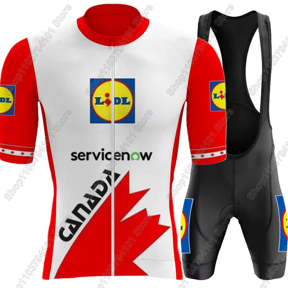 Ensemble de maillot de cyclisme Lidl Team 2026 pour hommes