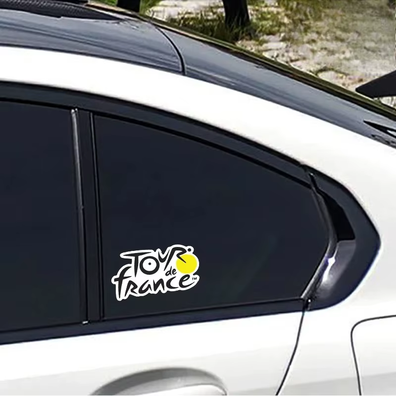 Autocollant logo Tour de France pour vélo de route et VTT, imperméable, casque personnalisé