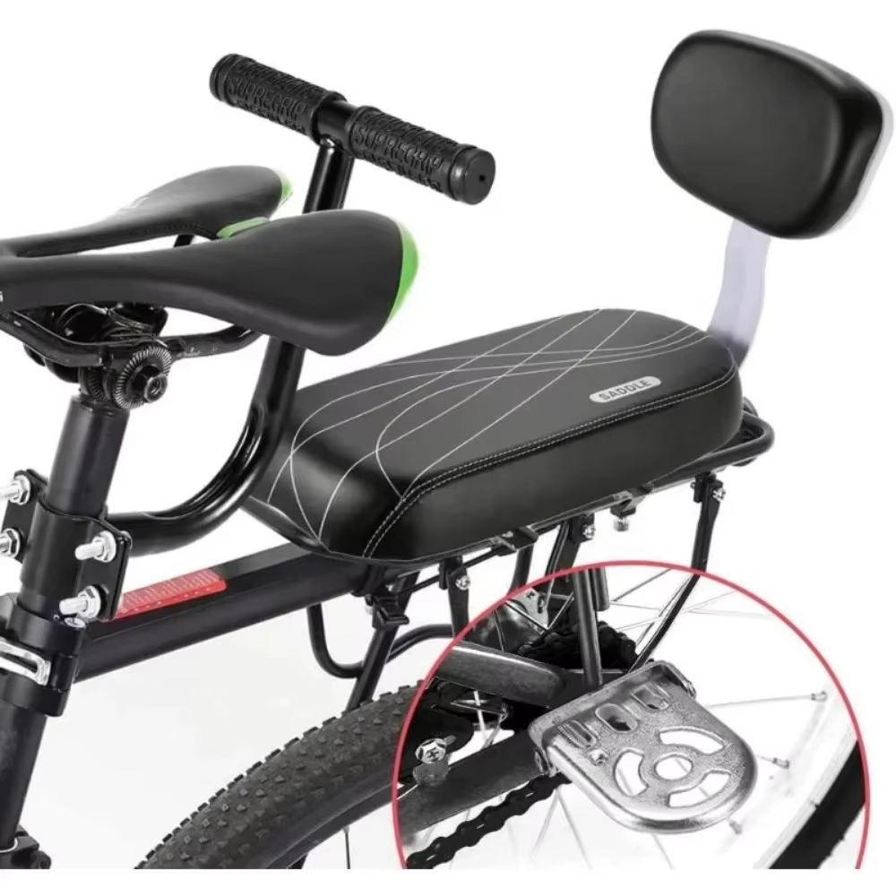 NOUVEAU Siège enfant pour vélo avec coussin