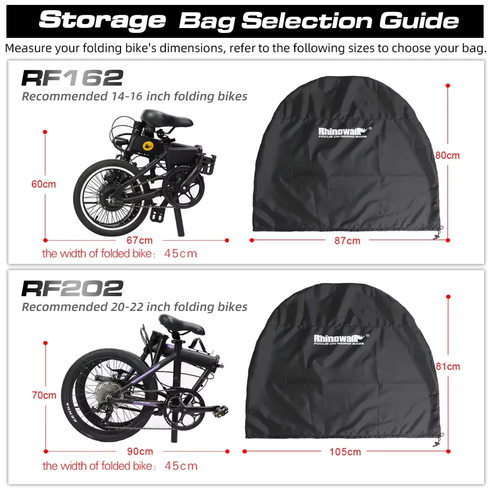 Bal inowalk-Juste de sac de rangement portable pour vélo pliant