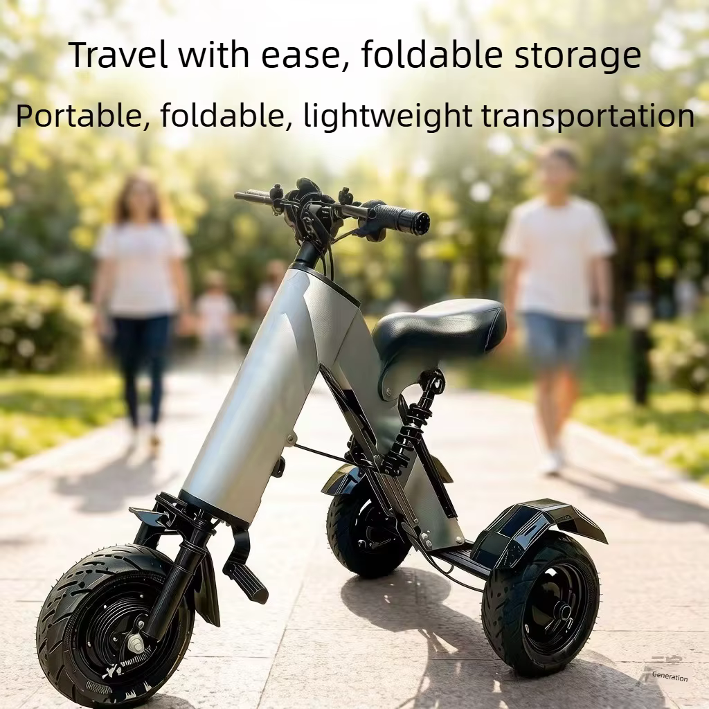 Tricycle électrique pliable léger de 17