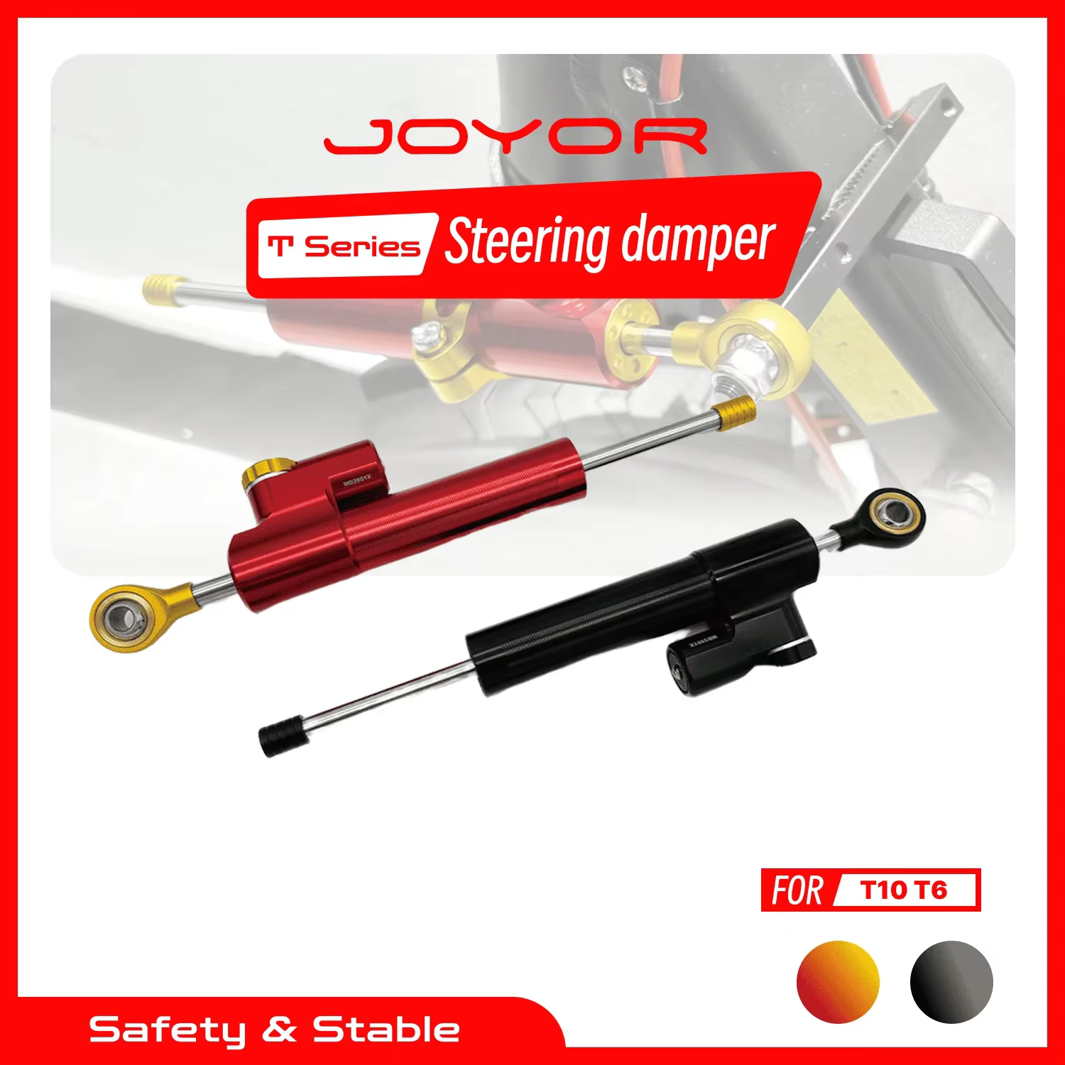 Amortisseur de direction pour trottinette électrique JOYOR T6 T10 Série T