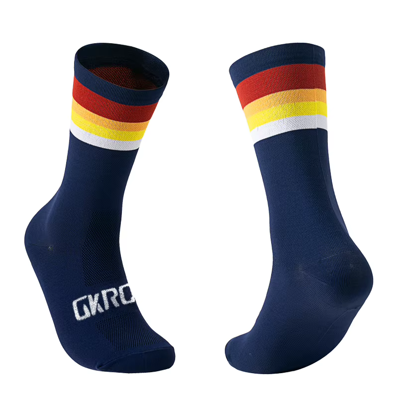 Hommes chaussettes de cyclisme professionnel route vtt vélo femmes Compression course en plein air unisexe sport