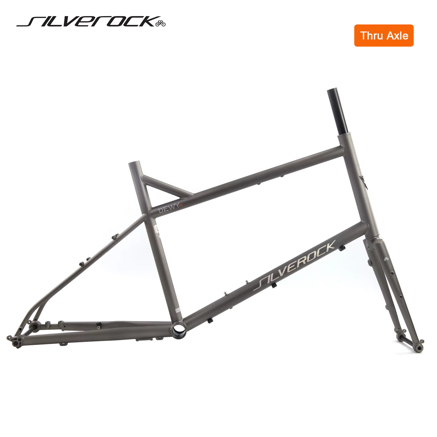 SILVEROCK DEWY Pro Chromoly à travers l'axe cadre 20 "406 451 gravier Minivelo disque urbain classique Touring