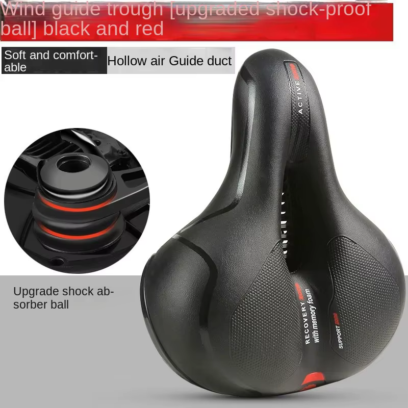 Selle de vélo creuse et respirante pour hommes et femmes