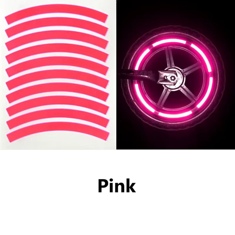 Autocollant réfléchissant coloré pour pneus