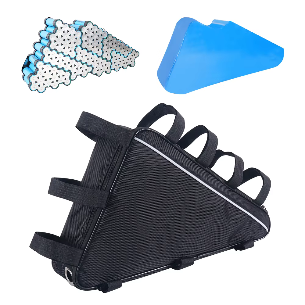 Batterie lithium triangulaire pour vélo électrique