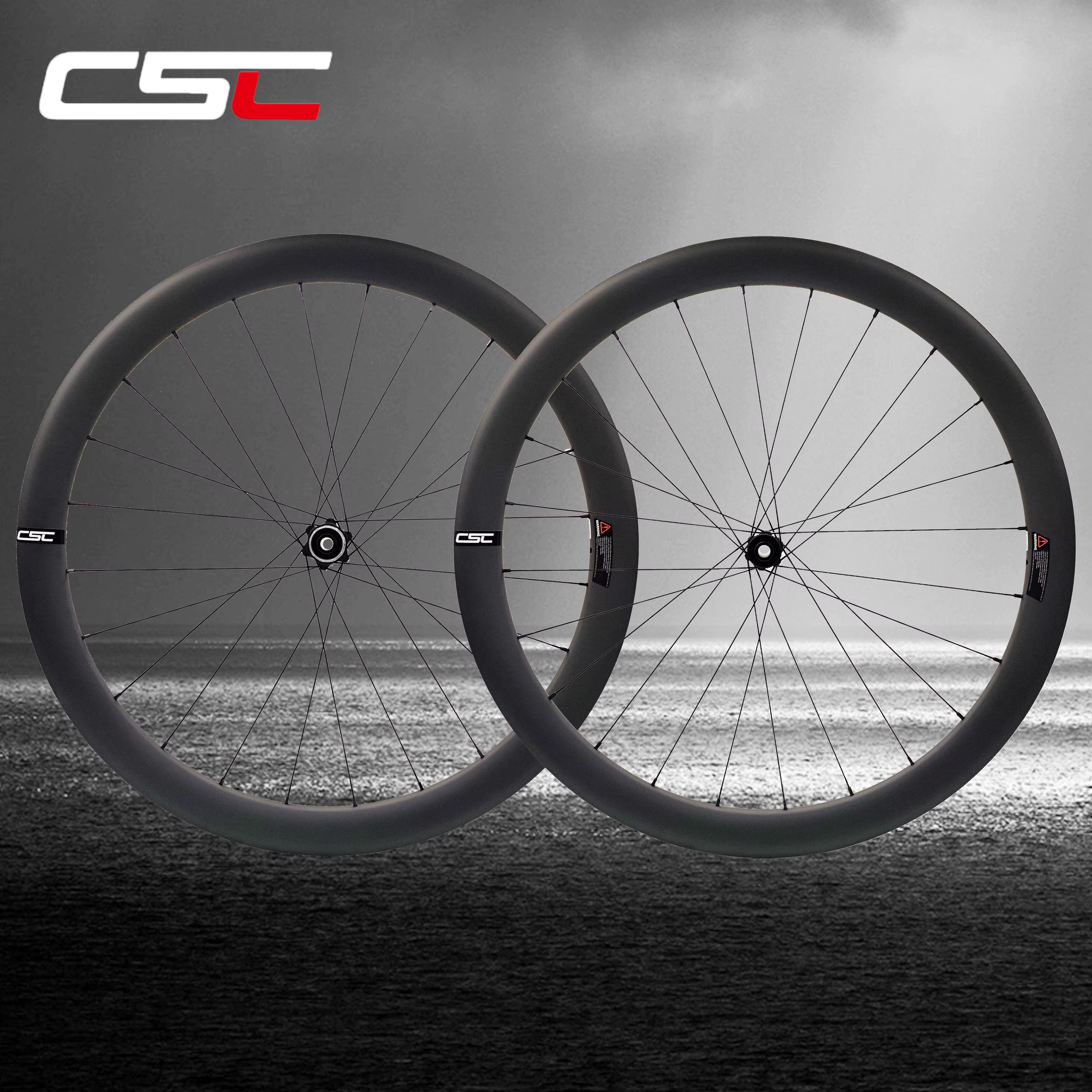 Roues en carbone CSC Gravel Ultralight 1410g