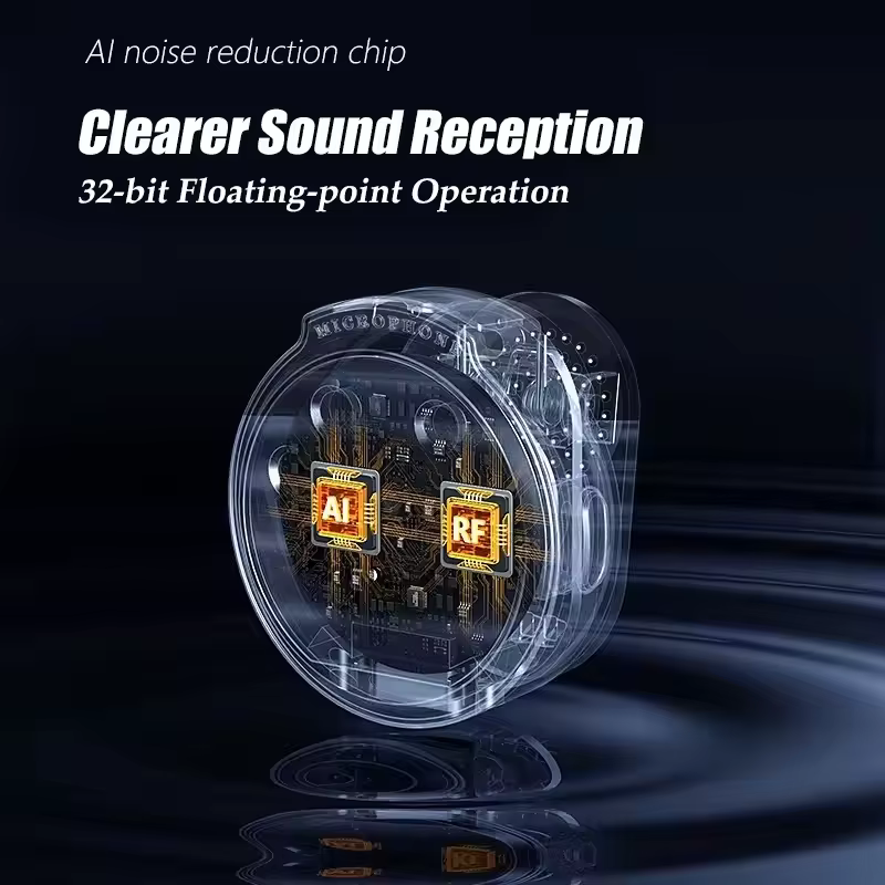 Microphone cravate sans fil XinMic avec suppression du bruit pour jeux en direct, mini-micro Android Type-C pour téléphone, enregistrement extérieur, interview, PC