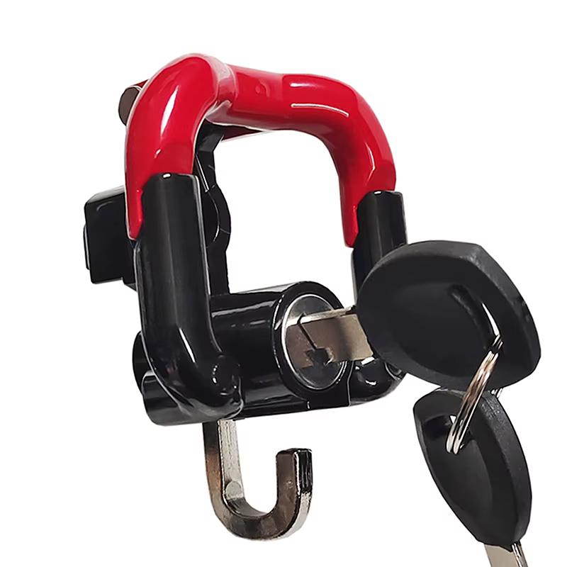 Verrou de sécurité antivol pour casque de vélo avec clés ; Verrouillage