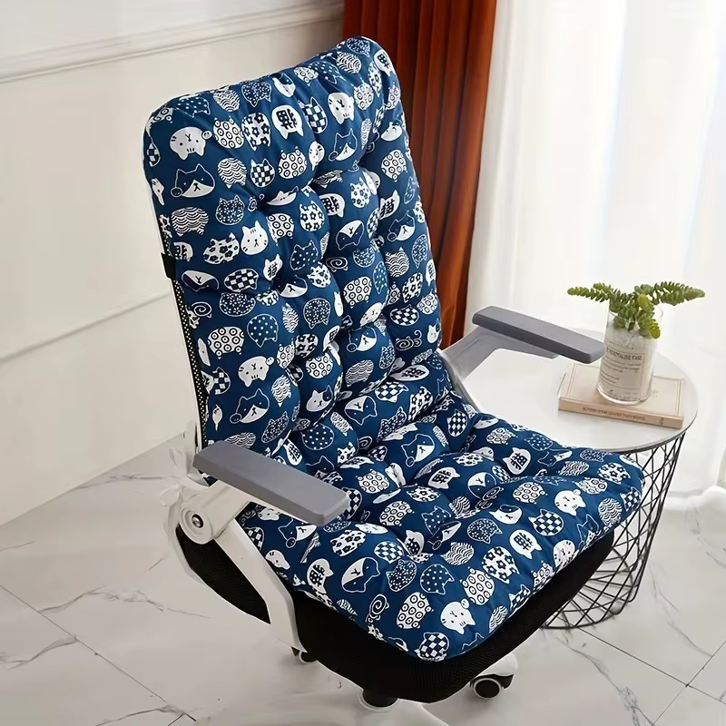 Coussin de chaise de bureau ergonomique avec support dorsal intégré - Convient pour une utilisation multifonctionnelle à la maison et en voiture
