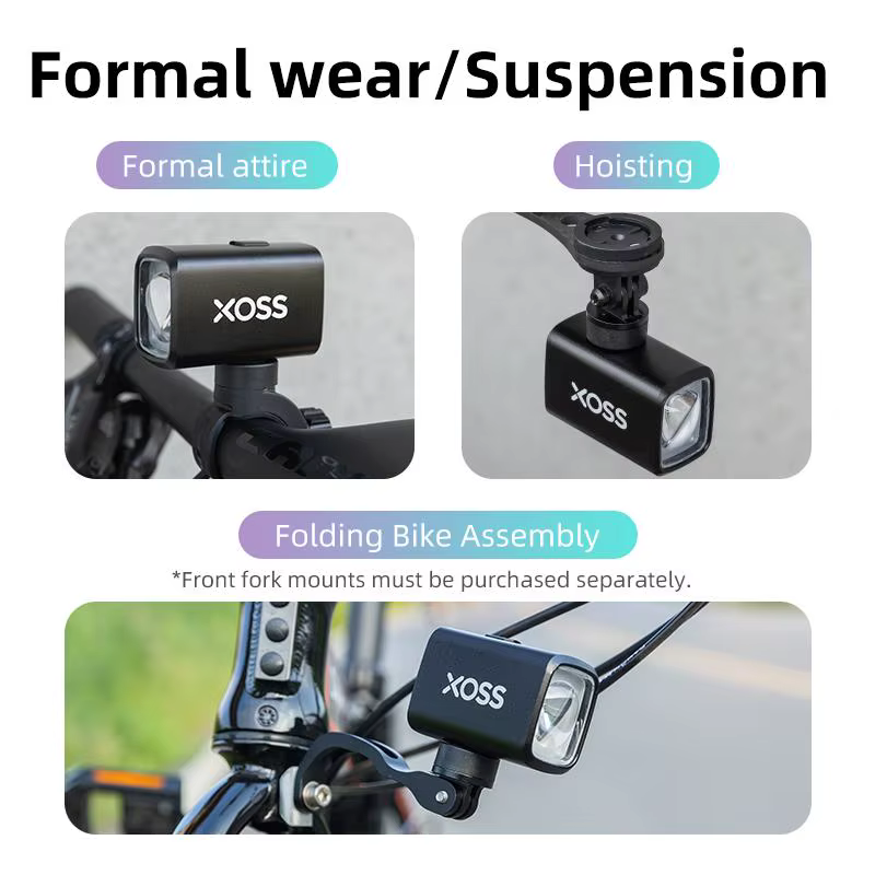XOSS nouveau Haoyue Mini feu avant de vélo 1000 Lumens étanche en alliage d'aluminium Rechargeable