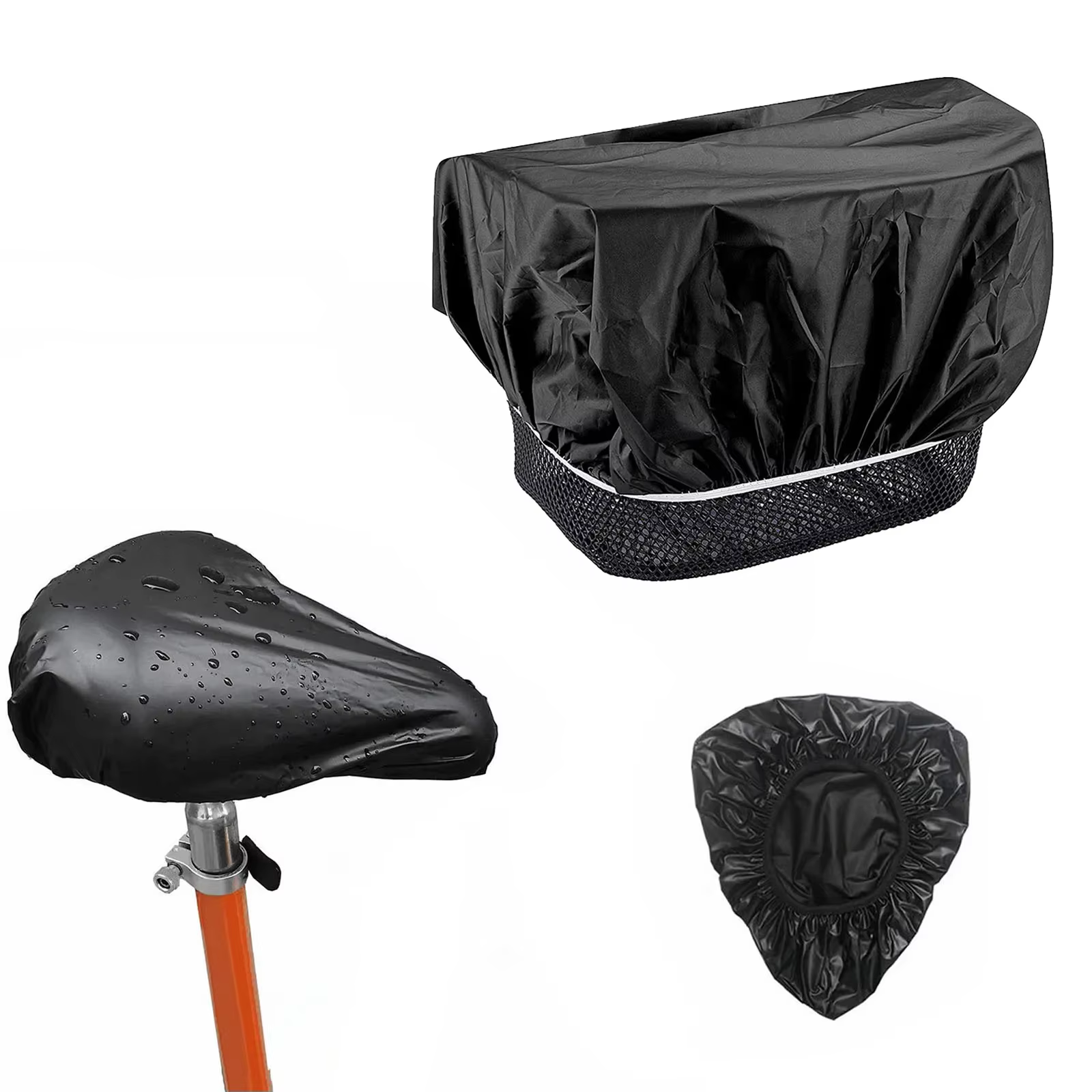 1 ensemble de housses imperméables pour vélo, doublure de panier de vélo étanche, convient à la plupart des paniers de vélo, accessoire de cyclisme, offre spéciale