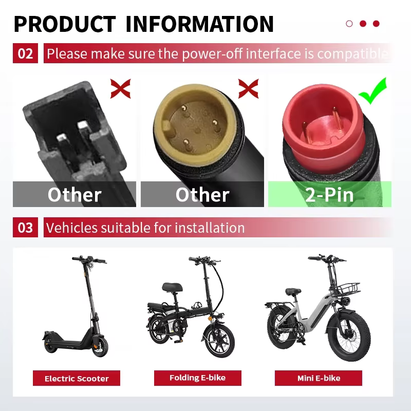 Freins de vélo électriques 2 pistons frein à disque hydraulique Kit