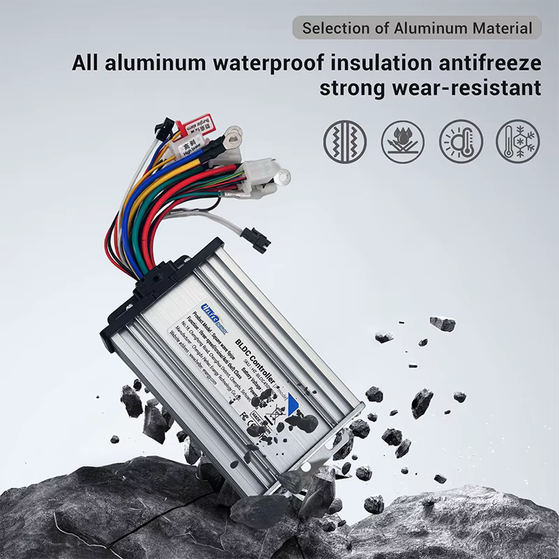 Contrôleur de moteur à courant continu sans balais pour vélo électrique 36V/48V/60V 500W