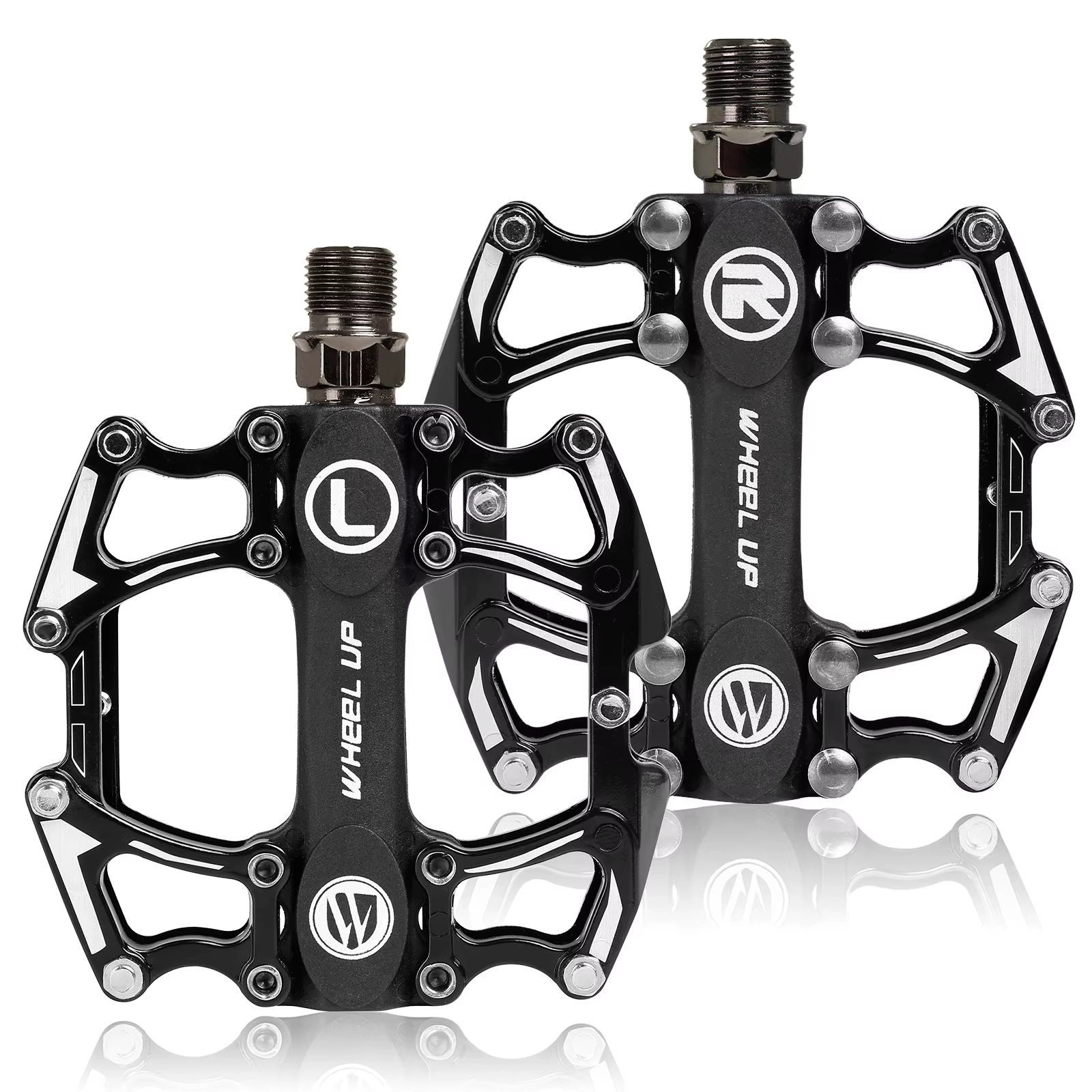 Pédales de vélo en alliage d'aluminium durable, accessoires de pédales de VTT