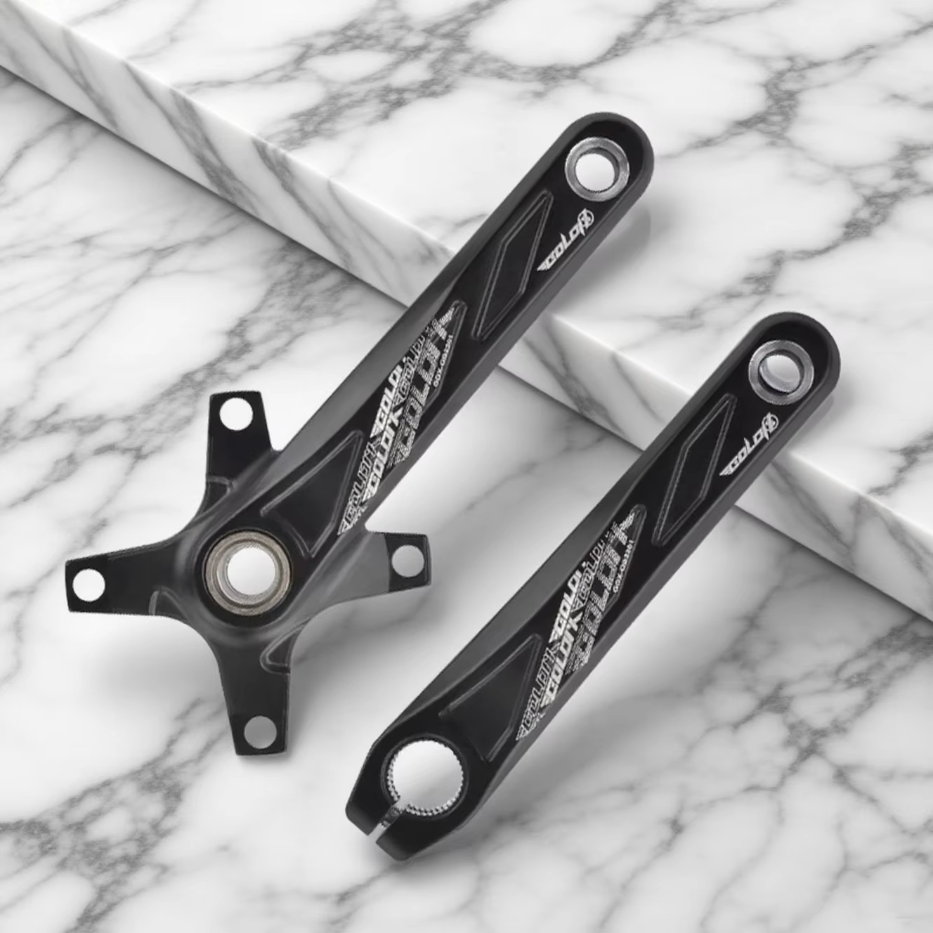 104 Bcd pédalier 165mm 170mm 175mm en alliage d'aluminium vtt vélo manivelle étroite large 104bcd monoplate 34 dents Platon 32t plat