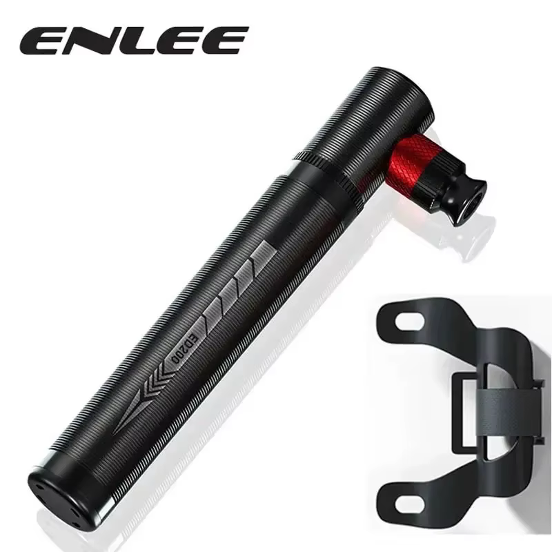 ENLEE BIKING Mini pompe à vélo en alliage d'aluminium cyclisme main