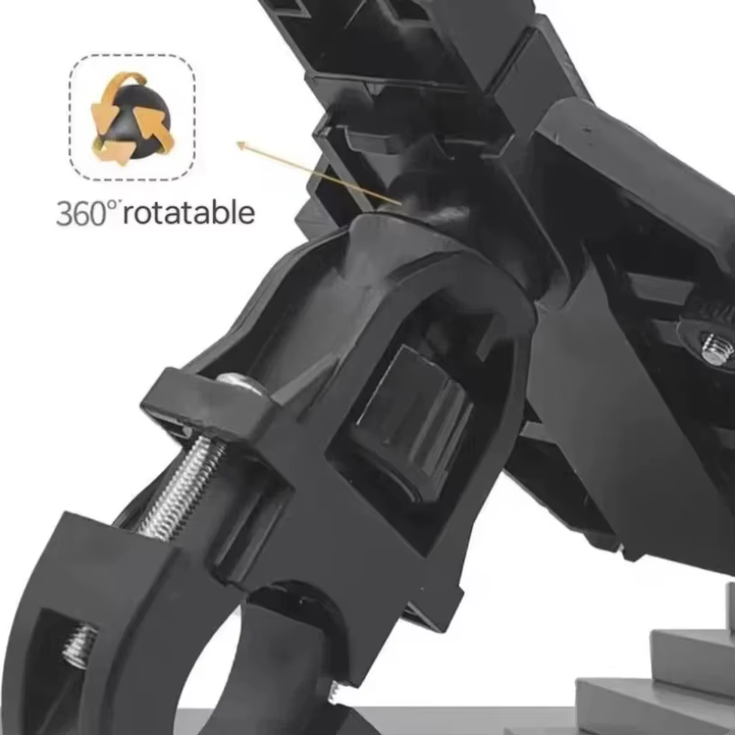 VIKEFON universel nouveau support de téléphone portable à huit griffes amélioré pour moto Scooter ATV vélo e-bike