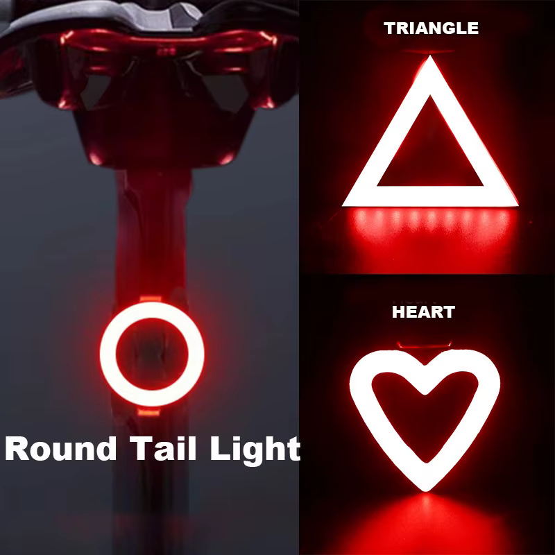 BUCKKub-enquêter arrière LED en forme de cœur pour vélo