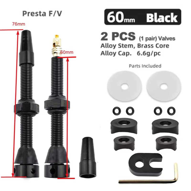 Valve d'air Tubeless, vtt pour vélo de route de montagne