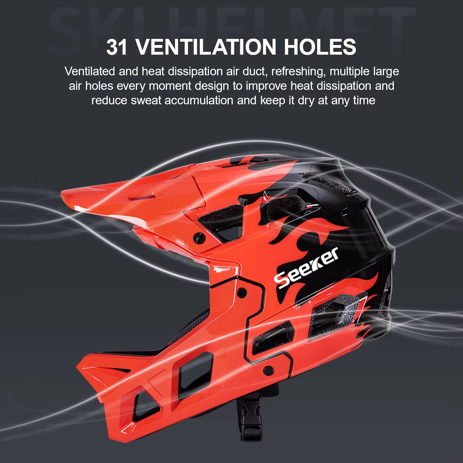 Casque de vélo tout-terrain SeekerBicycle