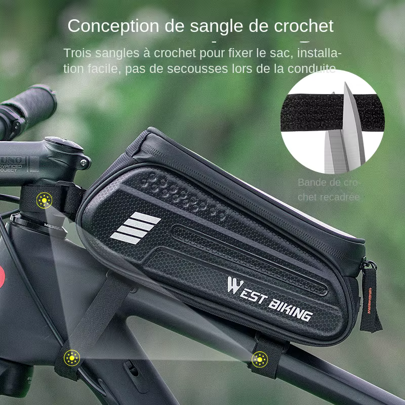 WEST BIKING – sac étanche pour téléphone portable 7.0 pouces