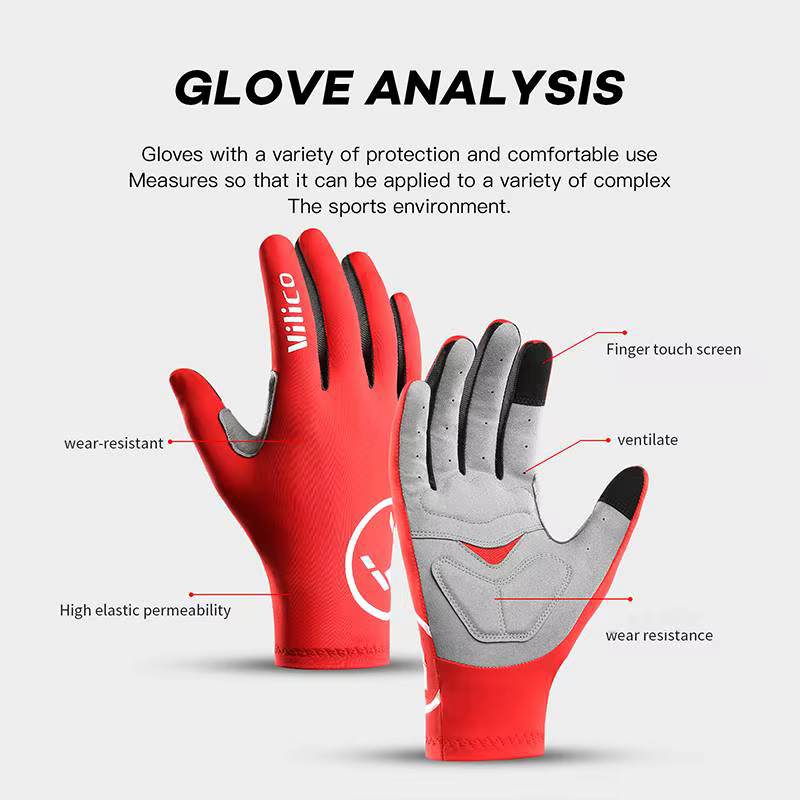 Gants de cyclisme VILICO antidérapants pour femmes et hommes