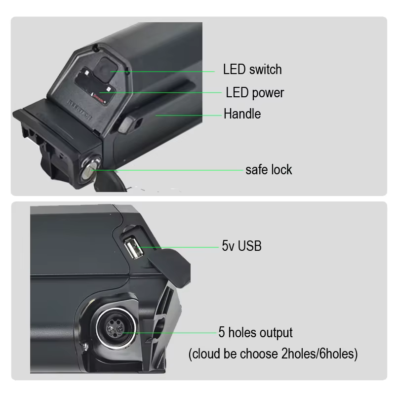 Batterie Rerégissant Dorado avec Sam-Sung pour Vélo Électrique