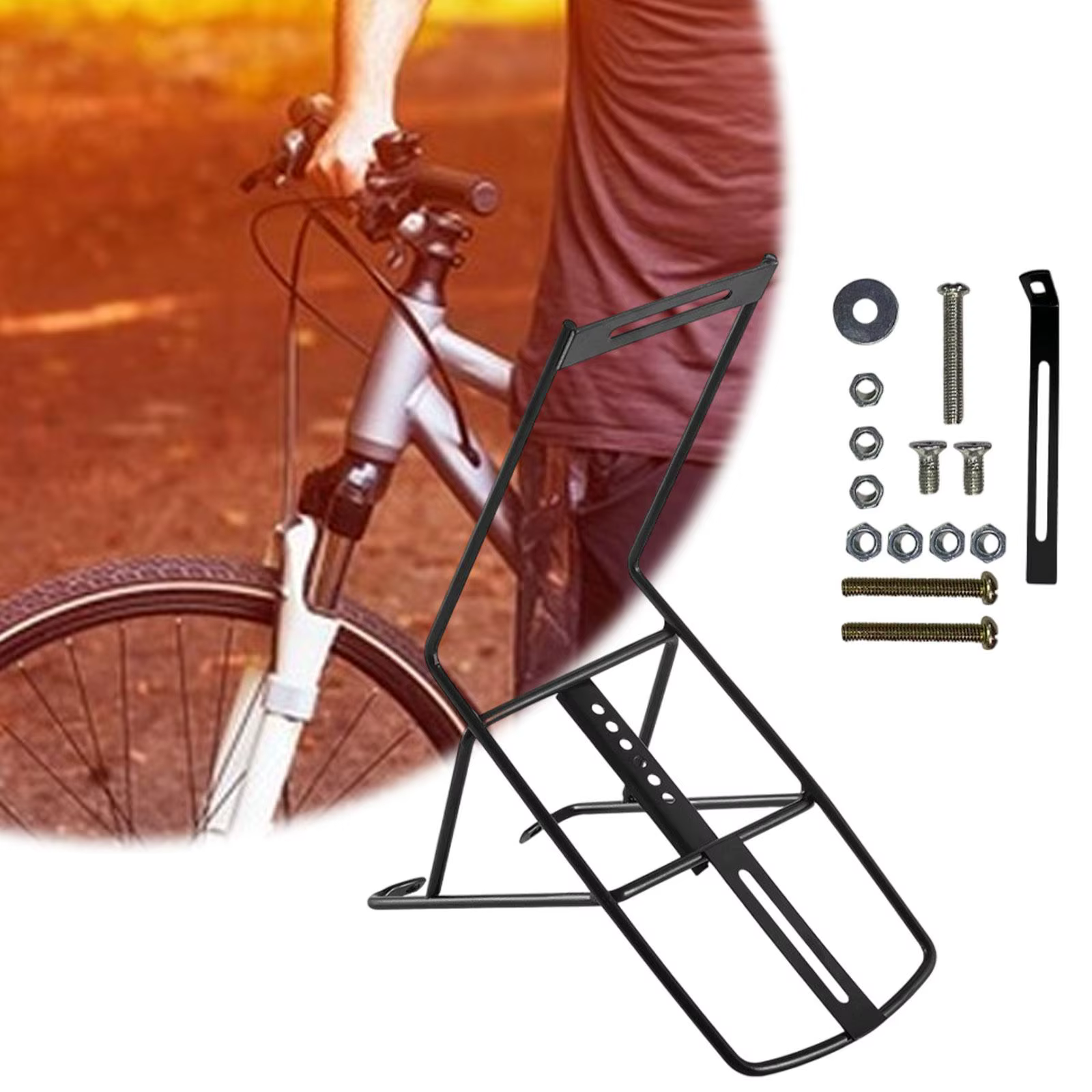 Porte-bagages de vélo pliant