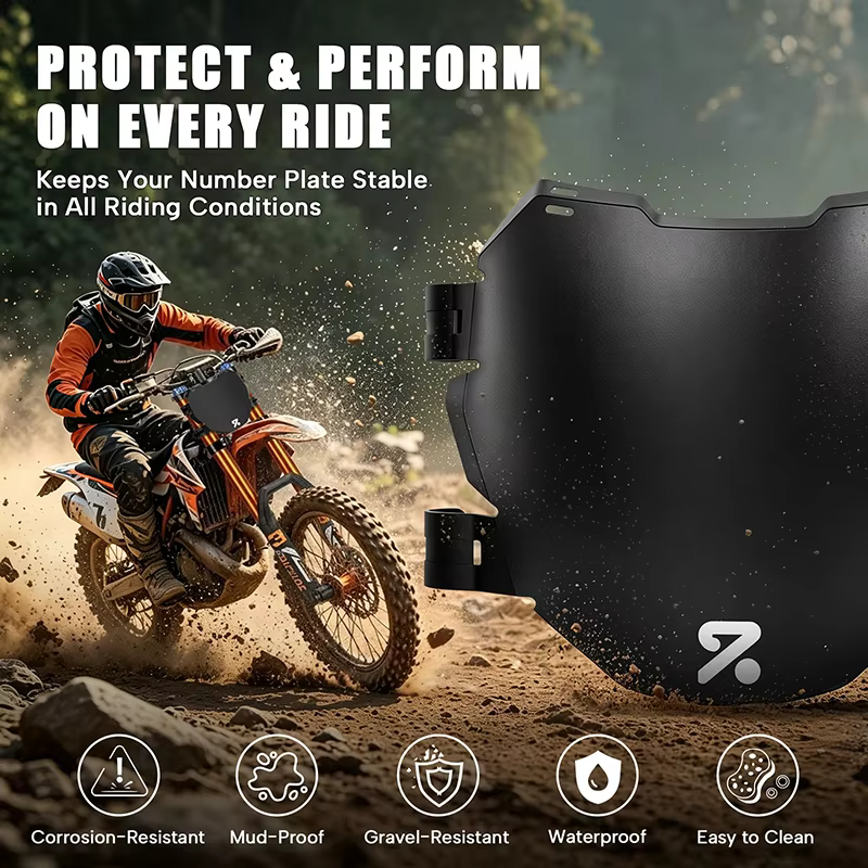 Plaques d'identification BUCKLOS pour fourches de vélos VTT Enduro Motocross DH – Accessoires de protection avant