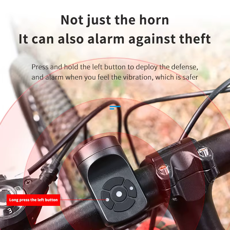 Sonnette électrique aste pour vélo et moto