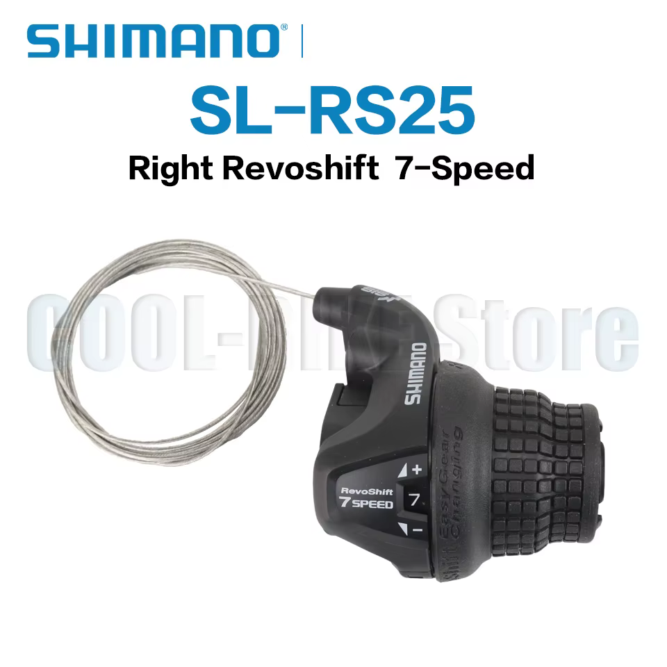 Levier de vitesses Shimano Tourney SL RS25 Revoshift pour vélo
