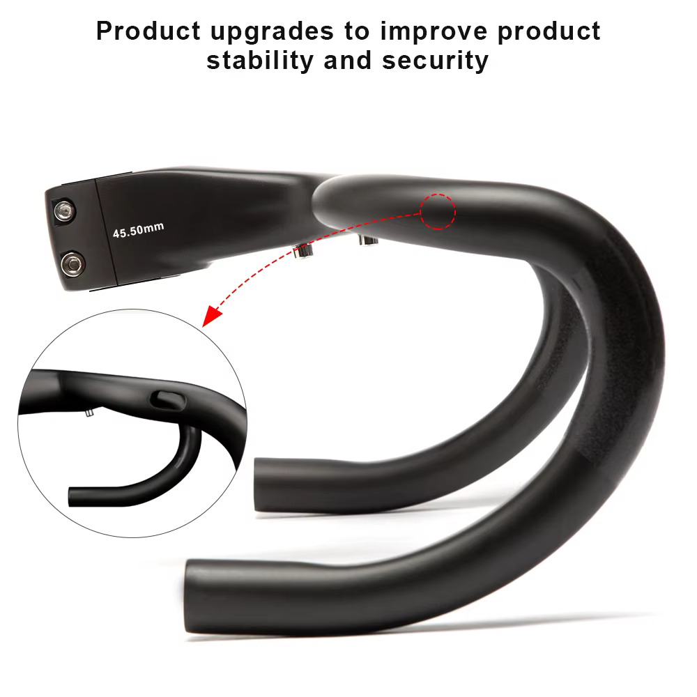 Guidon de vélo de route entièrement en Fiber de carbone