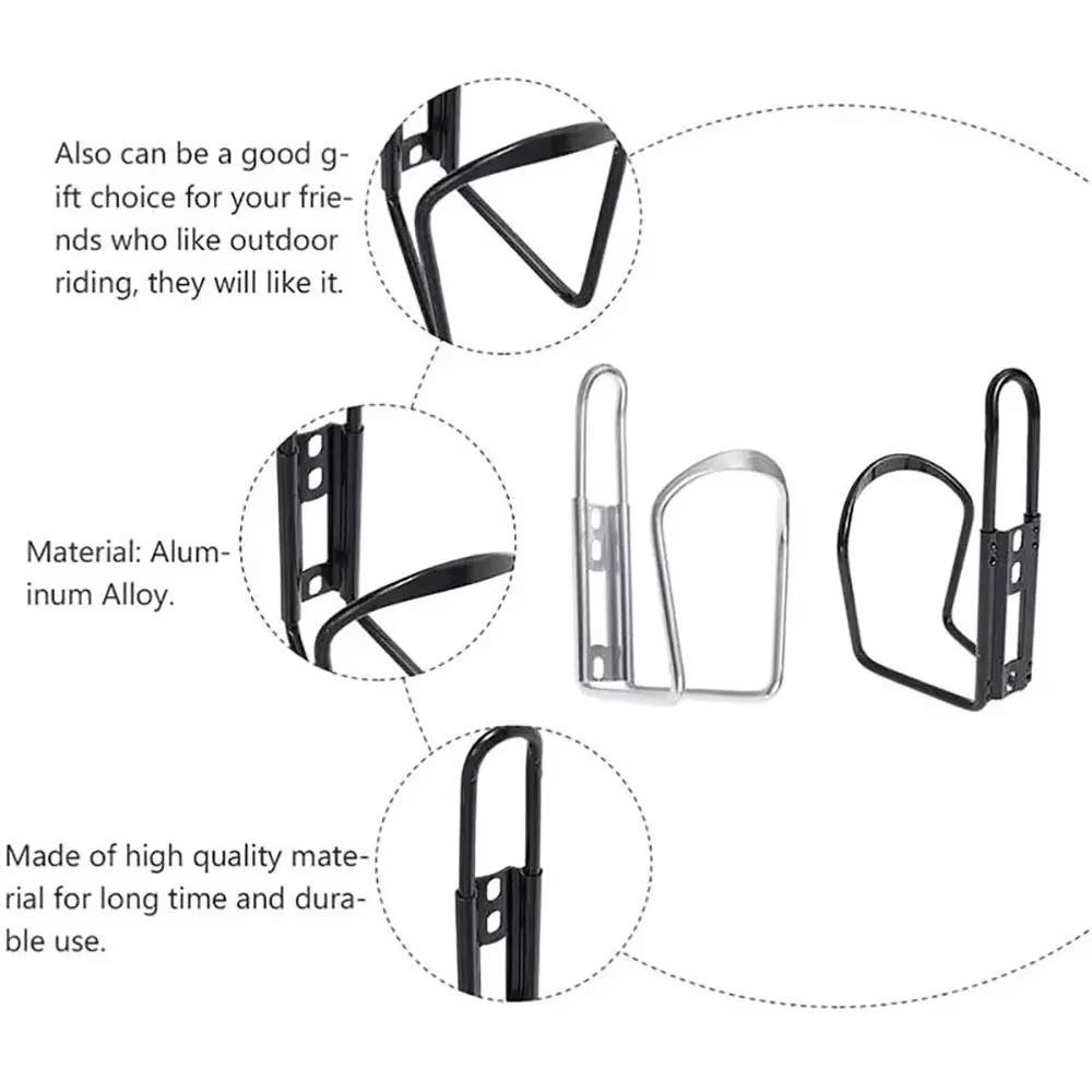 Porte-bouteille de vélo en alliage d'aluminium