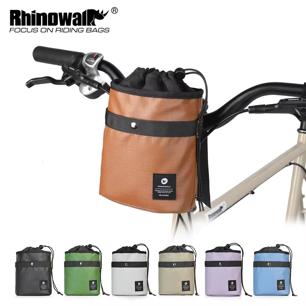 Sacoche de guidon de vélo Rhinowalk couleur Morandi 2