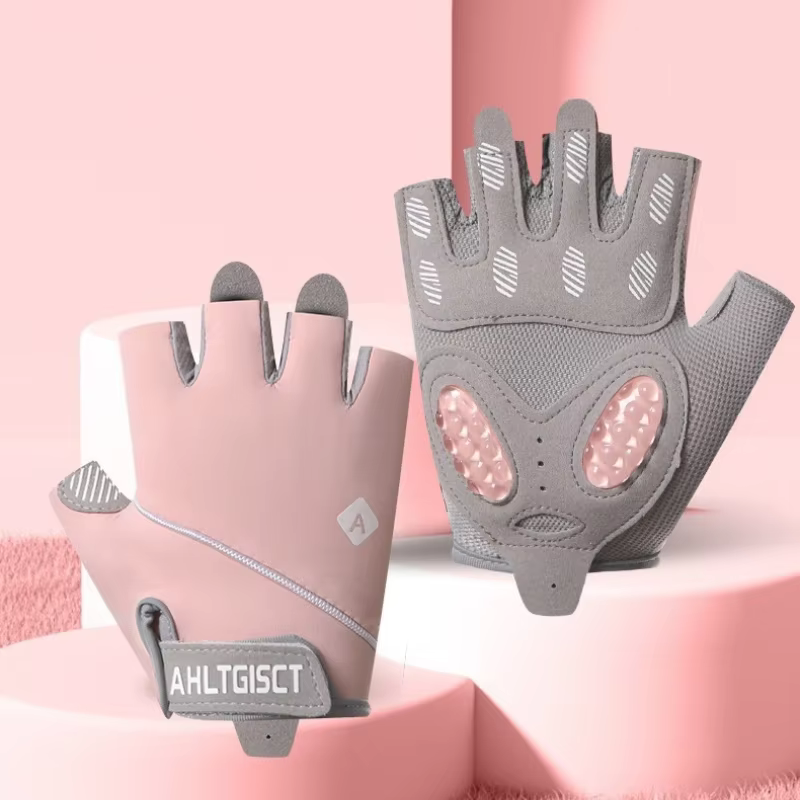 Gants de cyclisme demi-doigts pour femmes