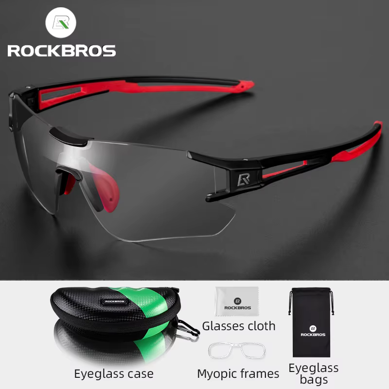 ROCKBROS lunettes de vélo lentille photochromique UV400