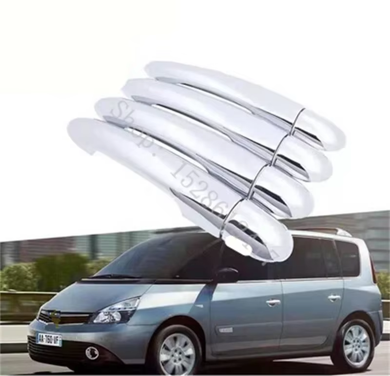 Autocollants de couverture de poignée de porte ABS, protecteur de poignée de porte, accessoires de voiture pour Renault Espace 2003 2004 2005 2006 -2014