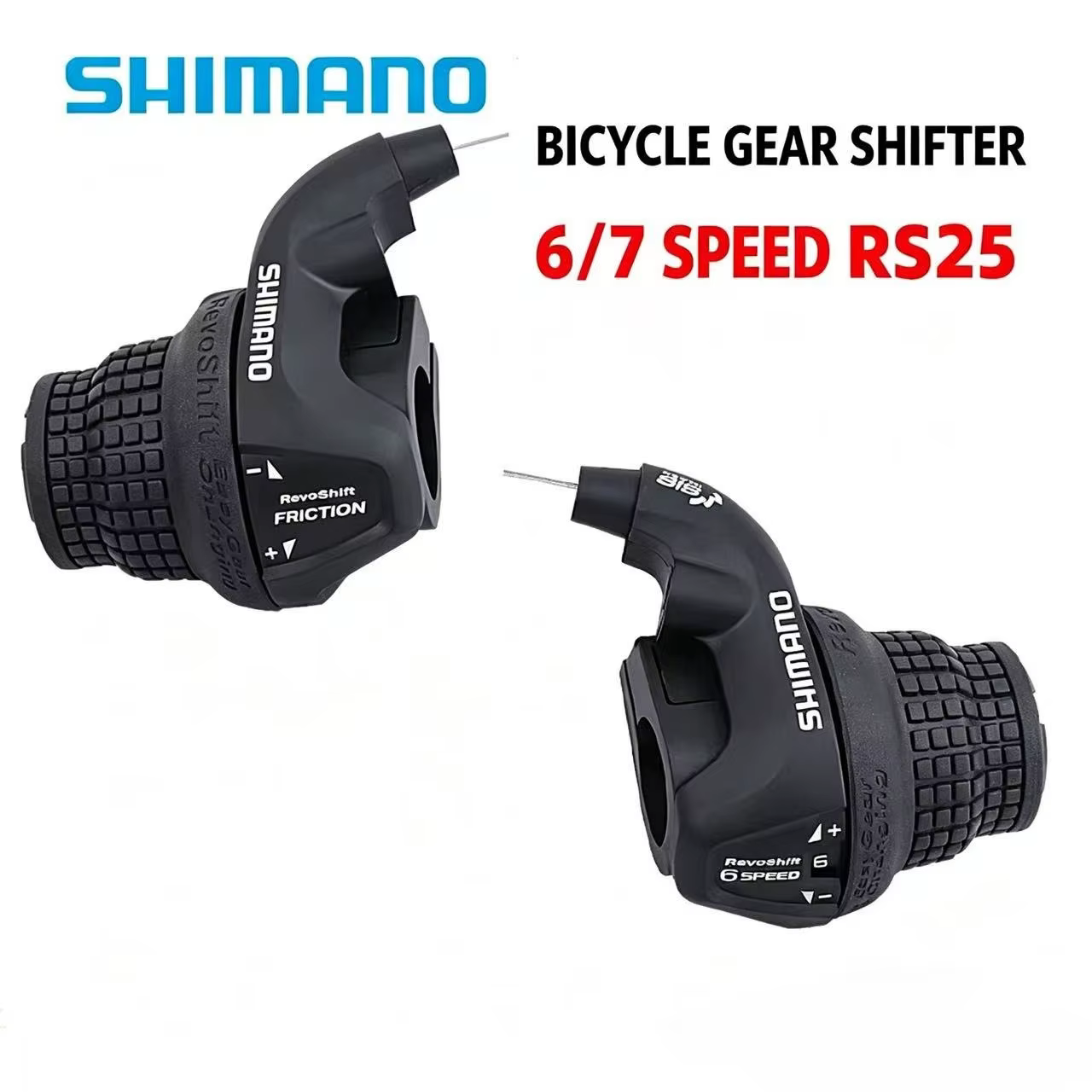 Levier de vitesses Shimano Tourney SL RS25 Revoshift Grip Bike Twist Shifter 3*6s 3*7s 18S 21s pour vélo avec poignées RS35 comme RS31 RS36